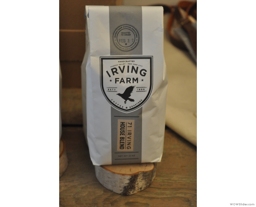 ... and the Irving Blend which I believe is used for bulk-brew filter.