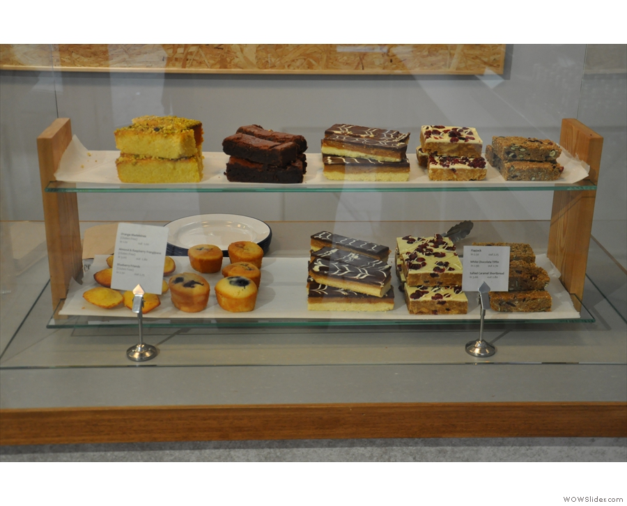 There's also a decent selection of cakes.