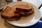 ... and here, a toasted sandwich.