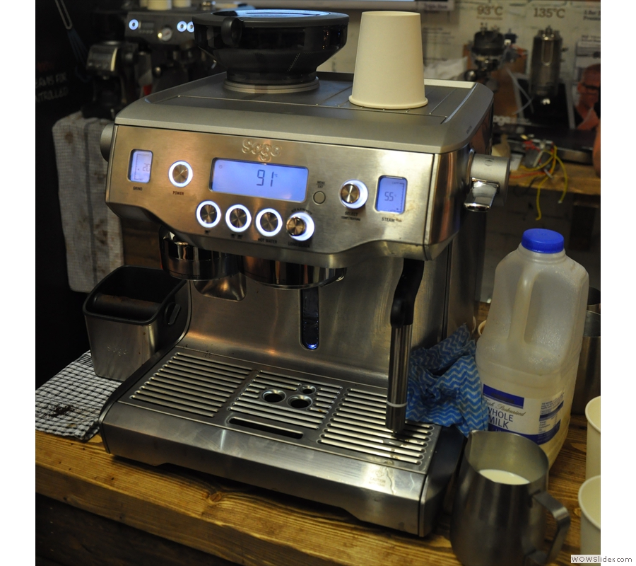There were also more traditional pleasures on offer, such as this Sage dual-boiler home espresso machine. It's so lovely and I want one! I just can't justify the cost.