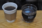 And here we are, two cups of lovely Kenyan Githiga AA.
