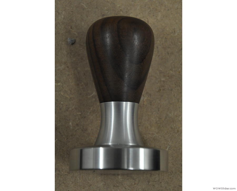 The old tamper conundrum has been solved by Knock. Do you want a flat-bottomed tamper?