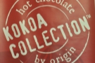And just to show it wasn't all coffee, there was also hot chocolate from Kokoa Collection.