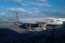 My plane for the flight over, a British Airways 777, workhorse of the North Atlantic routes.