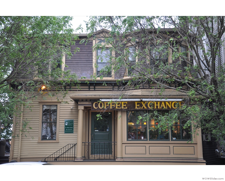 On leafy Wickenden Street, on Providence's East Side, you'll find Coffee Exchange.