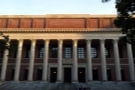 I leave you with the setting sun on the library at Harvard...
