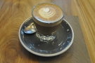 Here I indulged in an excellent cortado...
