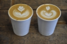 The latte-art isn't just reserved for those customers staying in...