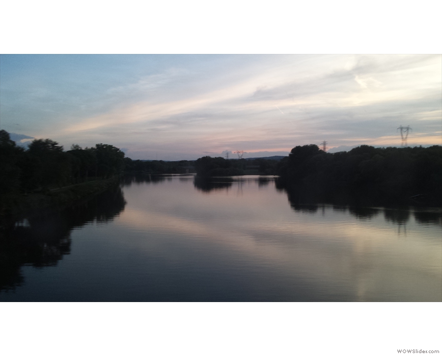 Sunset over the Mohawk River, Schenectady