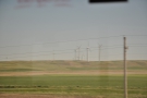We saw a lot of these on our travels, gigantic wind farms, a counterpoint to all the oil.