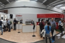 The La Cimbali stand in the main hall at the 2015 London Coffee Festival...