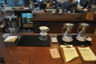 Now, however, it's the brew bar, complete with cold-brew aparatus, V60 and Chemex...