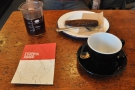 I went for an Aeropress of the Ethiopian, plus a lovely, chewey, chocolate cake.