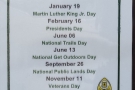 Normally you pay to park in National Parks, but I'd arrived on Natonal Get Outdoors Day!