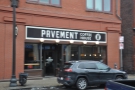 Pavement Coffeehouse on Gainsborough St. You know the drill: rule the world, parking, ban.