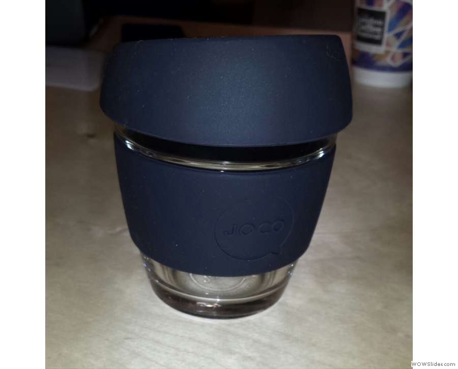 Although they come in a variety of colours, I like my classic, black JOCO Cup.