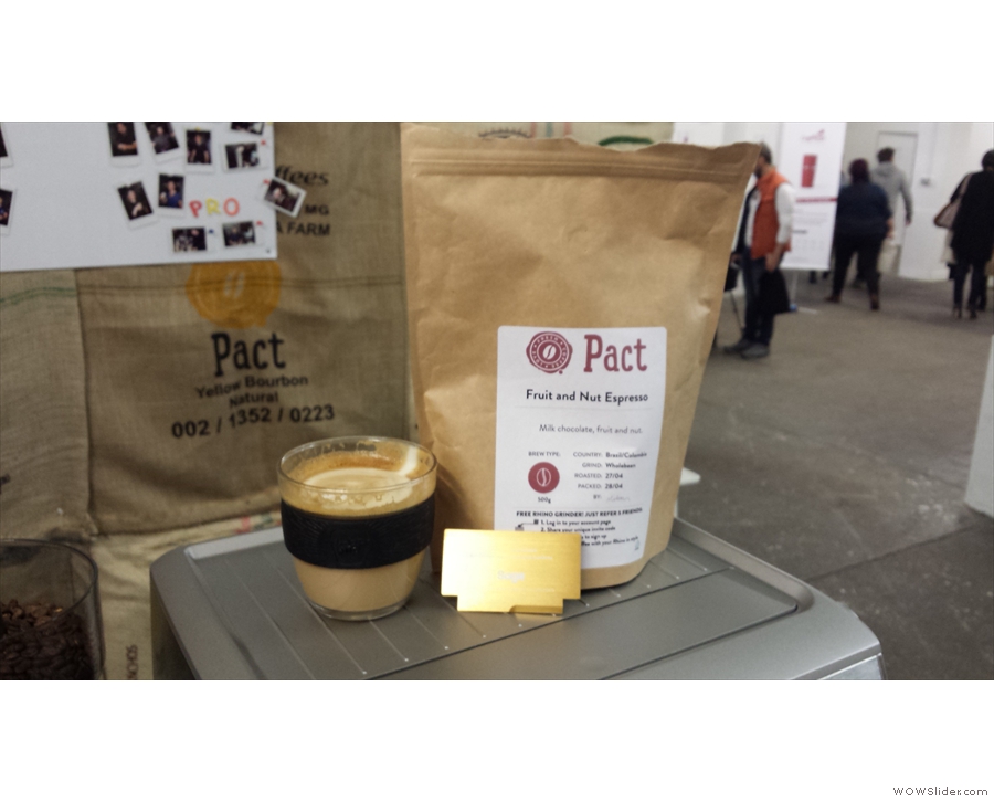 My KeepCup gets in on the act with Pact Coffee at the London Coffee Festival.
