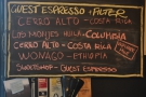 The guest espresso and (four) filter options are listed on the bottom.