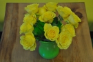 ... while these yellow roses were there on my return.