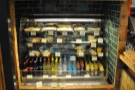 There are also soft drinks, sandwiches and salads in the chiller cabinet...