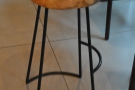 I'm particularly fond of these high bar stools.