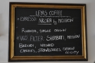There's no house coffee, just an ever-changing selection of guest roasters.
