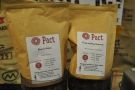 Pact was showcasing two coffees in conjunction with Sage: the Fruit and Nut blend...