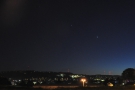 The view at night was pretty good too: Venus and Jupiter over Portland.
