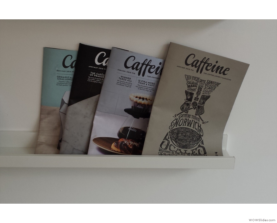 There really in no escape from Caffeine Magazine!