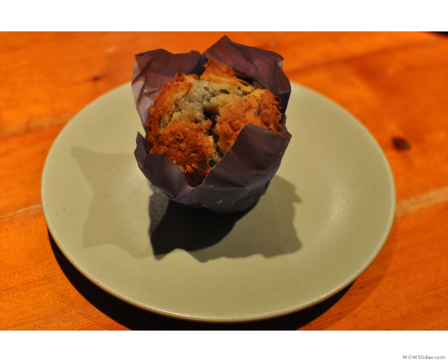 I also had this lovely muffin :-)