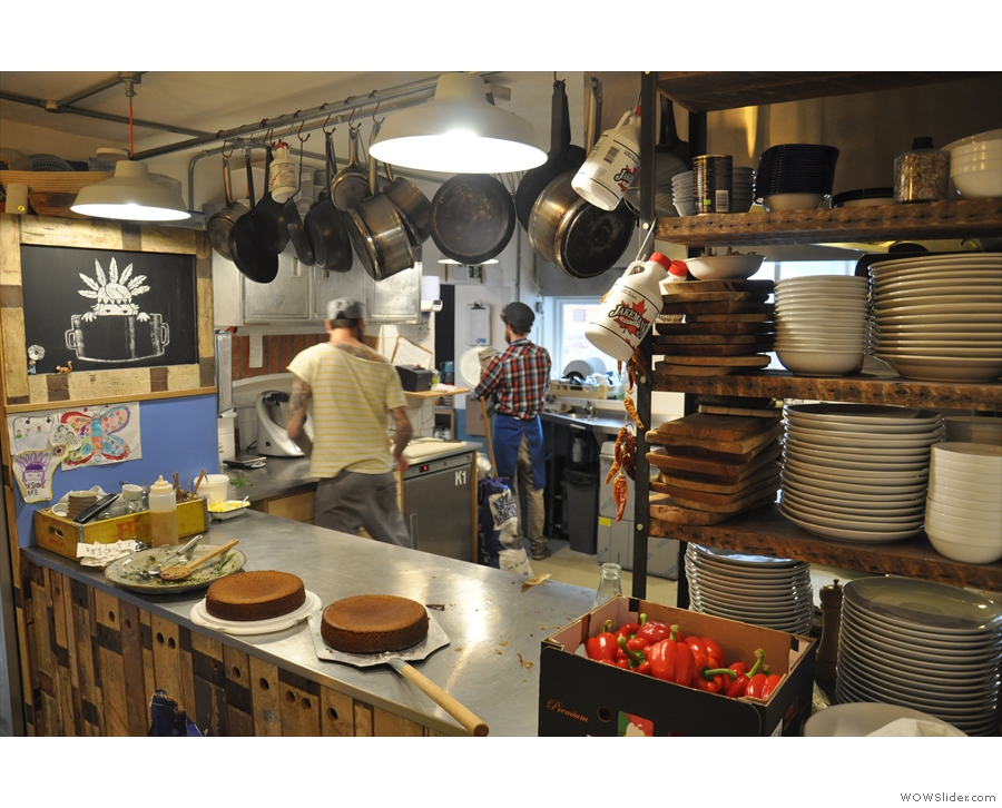 It's Soulshine's fully-functional kitchen where all the food is cooked.