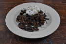 I had lunch while I was there: mushroom ragu, topped with a poached egg.