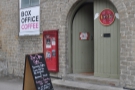 Box Office Coffee, on Bridport's Barrack Street, seen here approaching from the north...