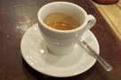 This was mine, by the way, a lovely espresso...