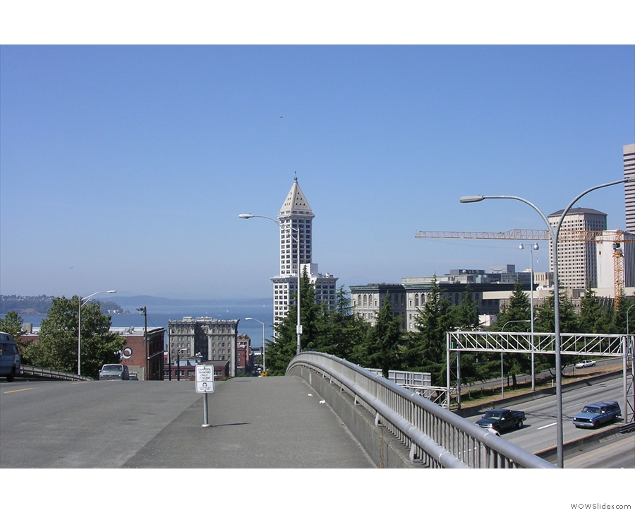 I don't recall Seattle being hilly, but this picture, again from 10 years ago, tells another story!