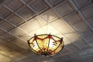 One of the glorious light-fittings from the cafe interior.
