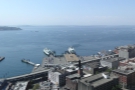 You can go up to the viewing platform at the top. I didn't have time this trip, but 10 years ago I got this magnificent view of Seattle Harbour. It's still very much a working harbour.
