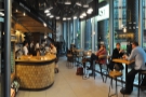 July, and the Coffee Spot was back in London, visiting the new Notes at King's Cross, with its lovely mezzanine level and its coffee by day, wine by night concept.
