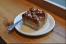 A slice of the sticky bun bread pudding (again, Back Bay)