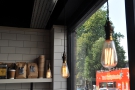 There are also some more conventional bare light bulbs in the window.