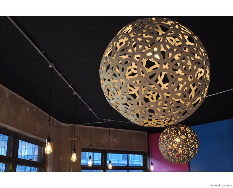 Light-fitting fans need not despair: there are these giant, globular shades, for example...