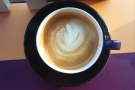 The by-now obligatory Instagram shot. It's good, however, for showing the latte-art...