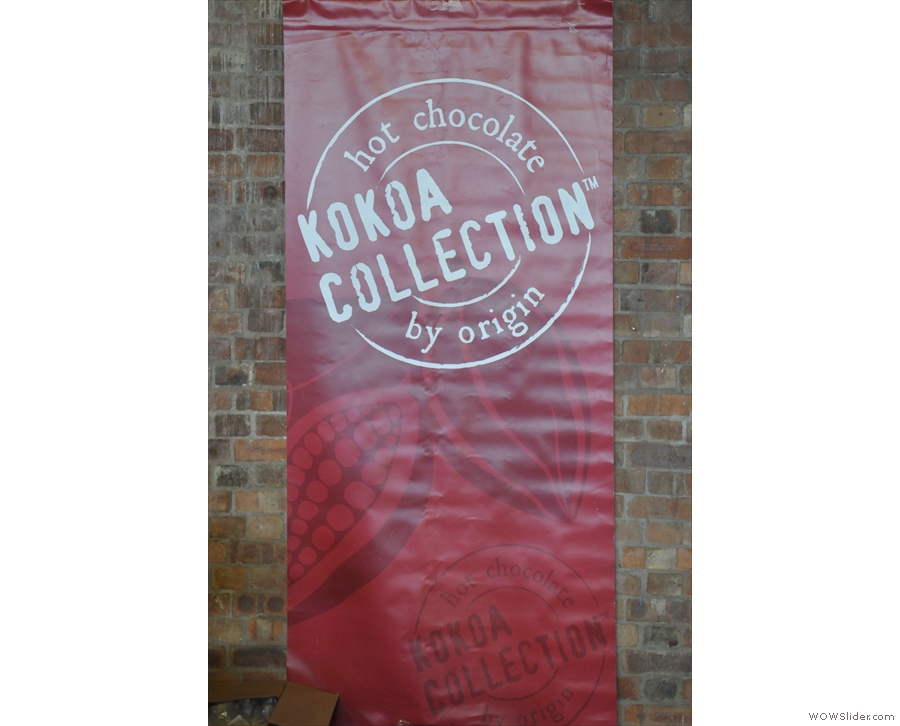 First stand on the first corridor, the lovely Kokoa Collection, purveyors of fine hot chocolate.