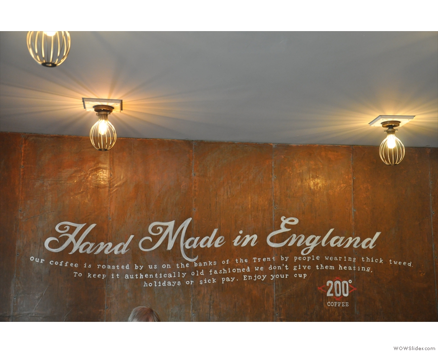 August: Hand Made in England, 200 Degrees Coffee Shop, Nottingham