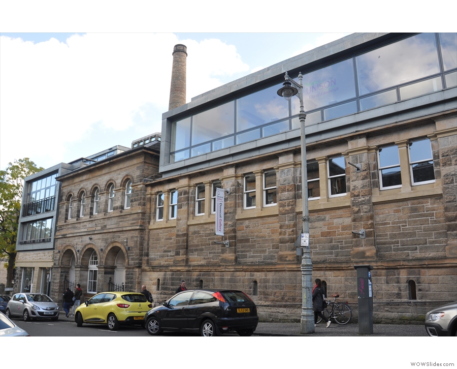 The Dovecot, contemporary art gallery and tapestry studio, on Edinburgh's Infirmary Street.