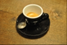 Finally, my espresso (from the first visit).
