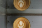 Look at the lasting power of that latte art; the sign of well-steamed milk.