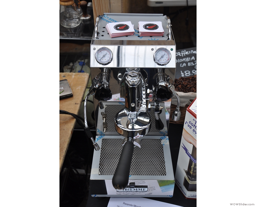 Talking of cute, how about this for a neat, one-group espresso machine?