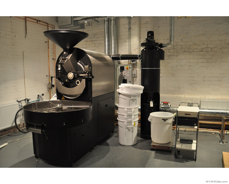 I'm talking about this roaster here, which should be swinging into production roasting soon.