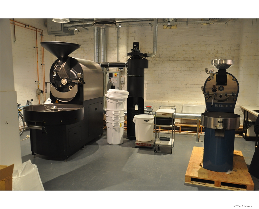 Dear Green were also moving into new premises at the same time. With a new roaster.